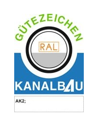 kanalbau-guetezeichen - Loebel Bau aus dem Vogtland
